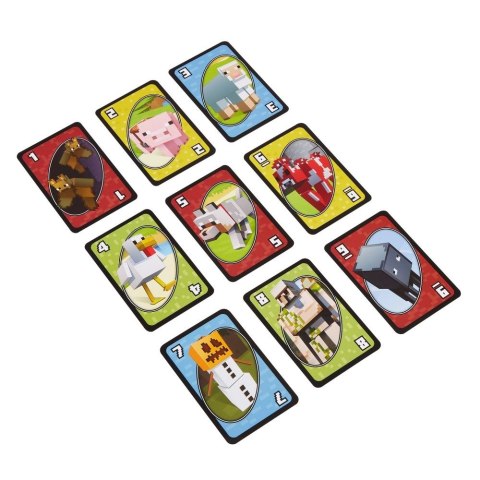 Mattel Gra karciana Minecraft Uno Junior Mattel (FPD61)