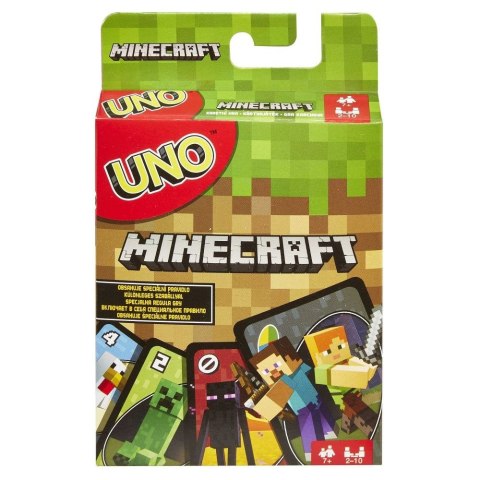 Mattel Gra karciana Minecraft Uno Junior Mattel (FPD61)