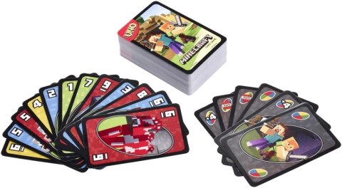 Mattel Gra karciana Minecraft Uno Junior Mattel (FPD61)