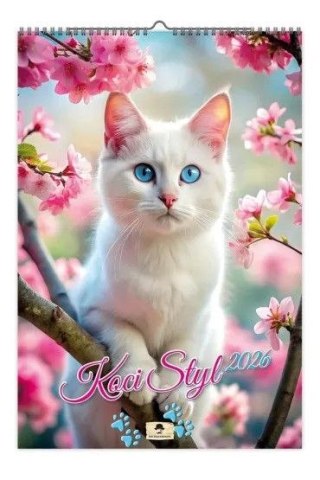 Pan Kalendarzyk Kalendarz ścienny Koci Styl 470mm x 320mm Pan Kalendarzyk (A3 V.5)