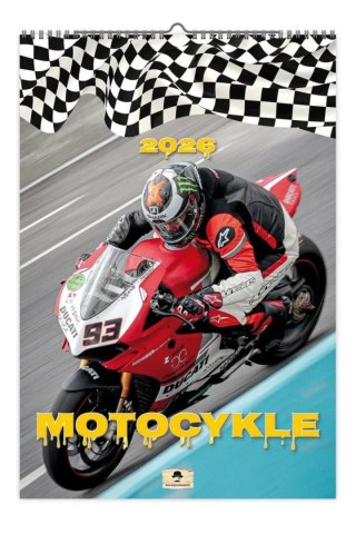 Pan Kalendarzyk Kalendarz ścienny MOTOCYKLE 320mm x 470mm Pan Kalendarzyk (A3 VD.21)