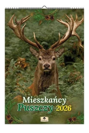 Pan Kalendarzyk Kalendarz ścienny Mieszkańcy PUSZCZY 320mm x 470mm Pan Kalendarzyk (A3 VD.11)