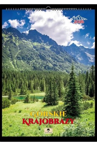 Pan Kalendarzyk Kalendarz ścienny NA SPIRALI GÓRSKIE KRAJOBRAZY A4 Pan Kalendarzyk (KS A4 V.4)
