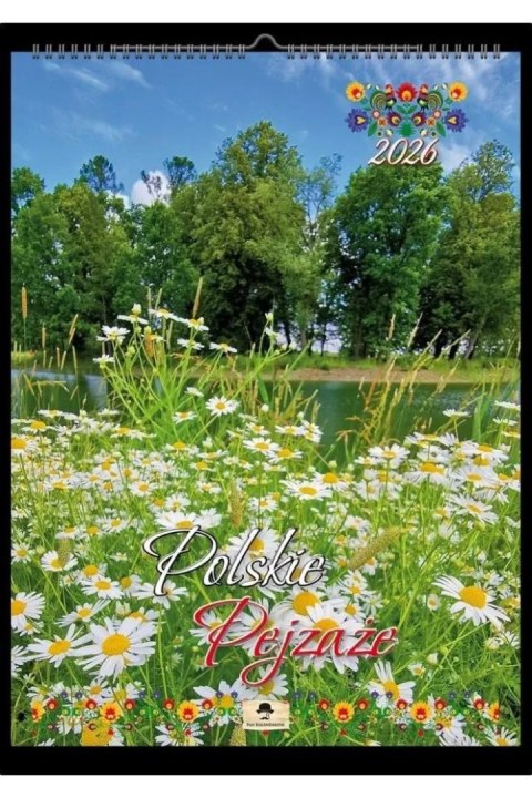 Pan Kalendarzyk Kalendarz ścienny NA SPIRALI POLSKIE PEJZAŻE A4 Pan Kalendarzyk (KS A4 V.1)