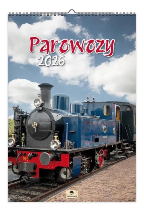 Pan Kalendarzyk Kalendarz ścienny PAROWOZY 320mm x 470mm Pan Kalendarzyk (A3 VD.19)