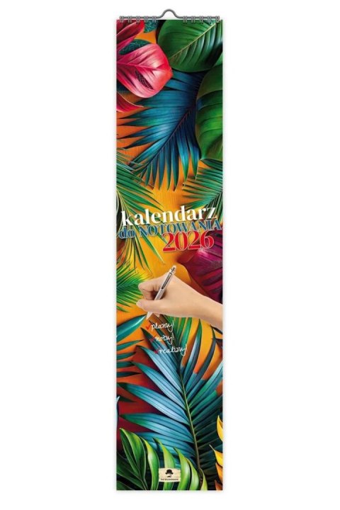 Pan Kalendarzyk Kalendarz ścienny PASKOWY WĄSKI DO NOTOWANIA 106mm x 470mm Pan Kalendarzyk (KPW V.1)