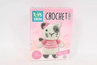 Stnux Zestaw kreatywny dla dzieci Kot robótki ręczne Crochet Studio Stnux (STN9636)