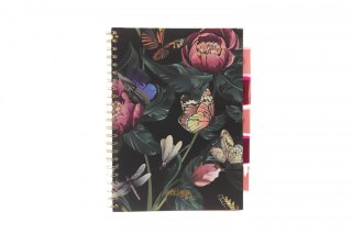 Strigo Kołozeszyt (kołonotatnik) ZIELONY KWIAT A4 100k. 80g krata Strigo (PADS077)