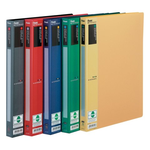 Teczka ofertowa kolor: niebieski 40 kieszeni