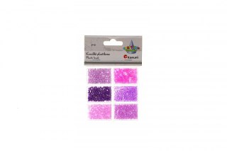 Titanum Koraliki kreatywne Craft-Fun Series tonacja fioletowa Titanum (25BR012)