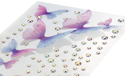 Titanum Kryształki Craft-Fun Series +motyle tkaninowe mix Titanum (24SL0319)