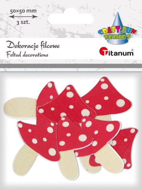 Titanum Ozdoba drewniana Craft-Fun Series Muchomory Titanum (WDC548)