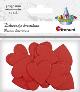 Titanum Ozdoba drewniana Craft-Fun Series serca Titanum (MTCR-WDC784)