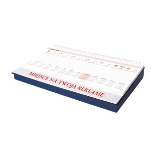 Wydawnictwo Wokół Nas Kalendarz biurkowy Z PIÓRNIKIEM GRANATOWY 290mm x 180mm Wydawnictwo Wokół Nas (KB 033 B)