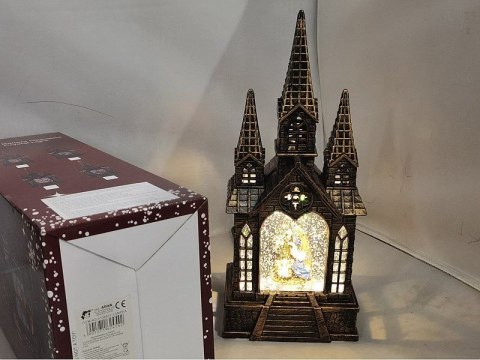 Adar Lampion świąteczny LED kościół 32x13,5x9cm Adar (624542)