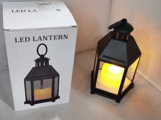 Adar Lampka dekoracyjna z ruchomym płomieniem, pięciokątna, 21x12cm Adar (624887)