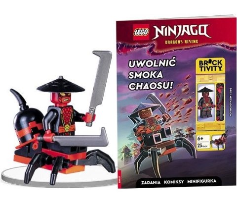 Ameet Książka dla dzieci LEGO® NINJAGO®. Uwolnić Smoka Chaosu! Ameet (LNC 6739)