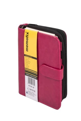 Antra Organizer MEMOFIX z saszetką B6 malina Antra