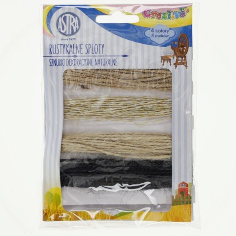 Astra Creativo Zestaw kreatywny sznurki rustykalne sploty Astra Creativo