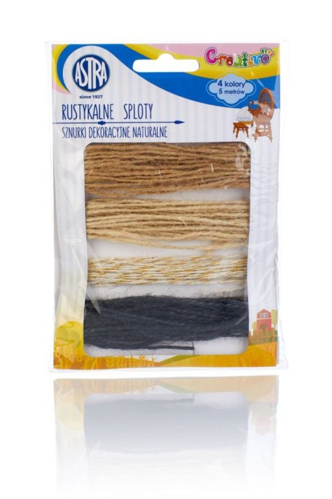 Astra Creativo Zestaw kreatywny sznurki rustykalne sploty Astra Creativo