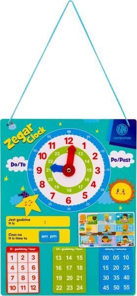 Astra Fun Zabawka edukacyjna do nauki zegara Astra Fun (338025904)