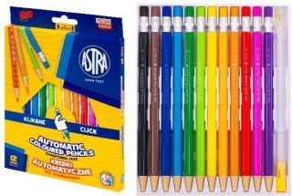 Astra Kredki ołówkowe bez temperowania 12 kol. Astra (312025005)