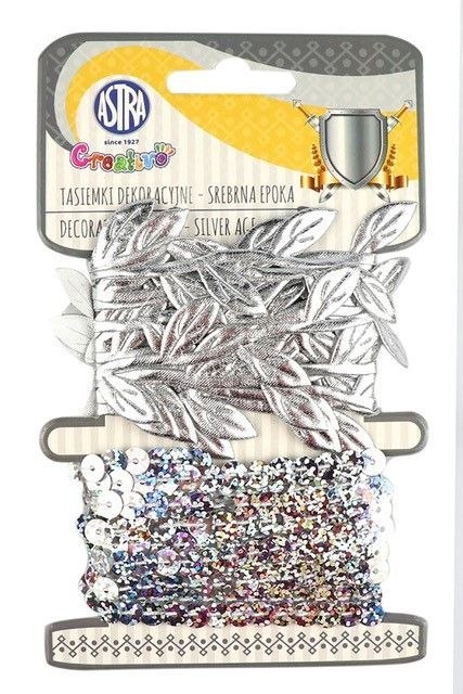 Creatinio Taśma ozdobna srebrna epoka srebrny Creatinio (335121002)