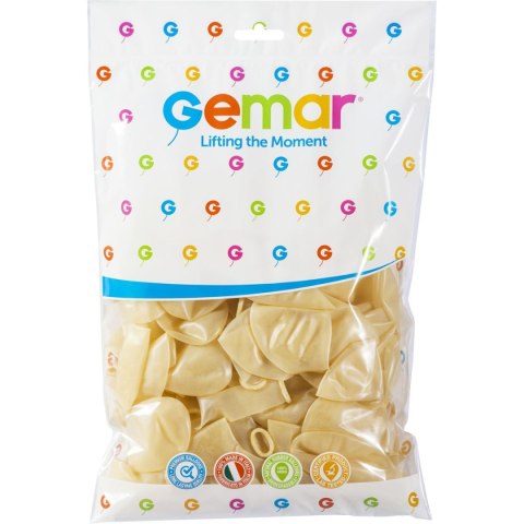 Godan Balon gumowy transparentny 12 cal, 100sztuk pastelowy 100 szt transparentny 12cal Godan (G110/00)
