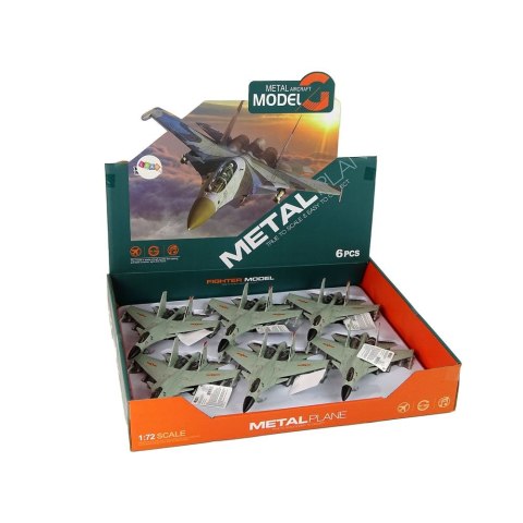 Lean Samolot Myśliwski Napęd Frykcyjny 1:72 Żółty Lean (15411)