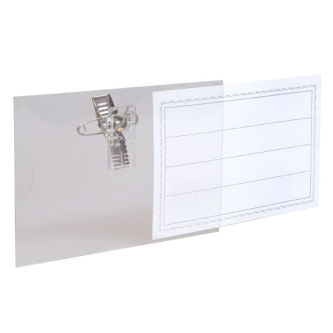 Memobe Identyfikator z klipsem [mm:] 87x53 Memobe (MI100-00)