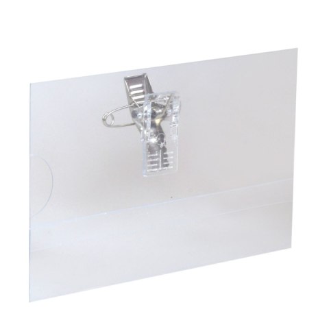 Memobe Identyfikator z klipsem [mm:] 87x53 Memobe (MI100-00)