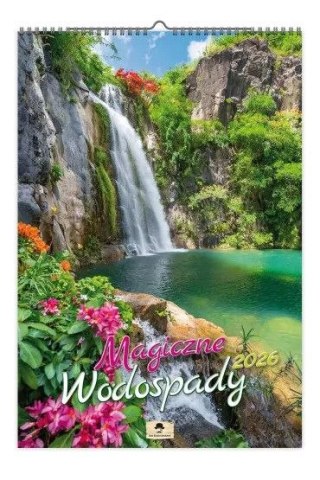 Pan Kalendarzyk Kalendarz ścienny Magiczne wodaospady A3 320mm x 470mm Pan Kalendarzyk (A3 VD.13)