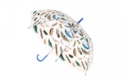 Parasol długa przezroczysta w piórka (SDA311)
