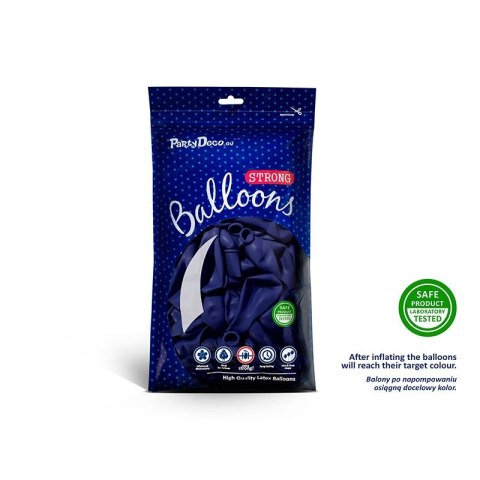 Partydeco Balon gumowy Party Deco BALONY STRONG PASTEL pastelowy 50 szt niebieski Partydeco (SB12P-074R/50)