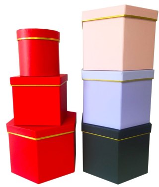 Rozette Pudełko na prezent mix kształtów Rozette (5907354063901)