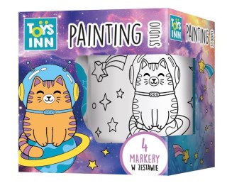Stnux Zestaw kreatywny dla dzieci Kubek do malowania. Kot w kosmosie Stnux (STN9384)