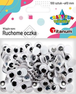 Titanum Oczka Craft-Fun Series 10mm 100 szt Titanum (O003)
