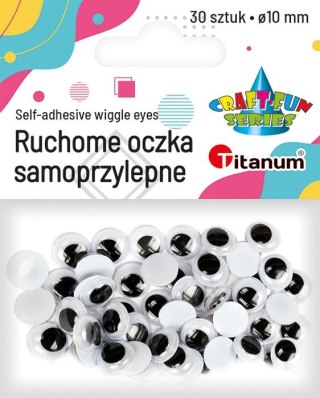 Titanum Oczy samoprzylepne Titanum Craft-Fun Series ruchome 10mm