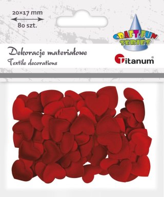 Titanum Ozdoba materiałowa Craft-Fun Series serca Titanum (BY002R)