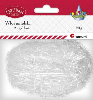 Titanum Włosy anielskie Craft-Fun Series włos anielski biały Titanum (18041)