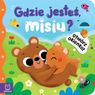 Aksjomat Książka dla dzieci Otwórz okienko! Gdzie jesteś, misiu ? Aksjomat