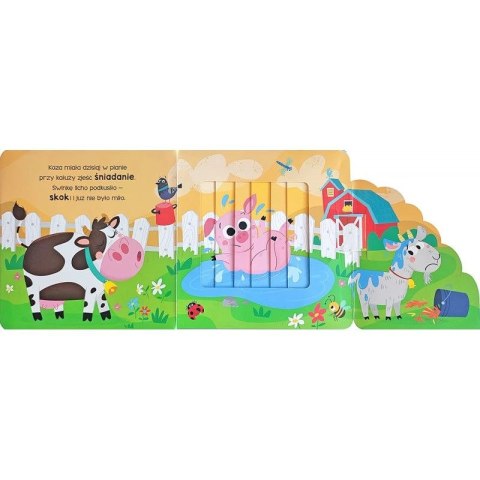Aksjomat Książka dla dzieci Ruchome obrazki. Na wsi Aksjomat