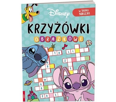 Ameet Książeczka edukacyjna Disney. Krzyżówki obrazkowe Ameet (KRZ 9101)