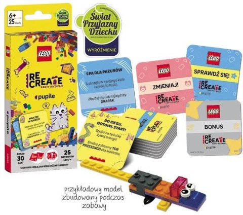 Ameet Książeczka edukacyjna LEGO® Recreate. Karty Wyzwań. Pupile Ameet (ACP 6610)