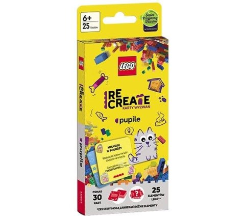 Ameet Książeczka edukacyjna LEGO® Recreate. Karty Wyzwań. Pupile Ameet (ACP 6610)