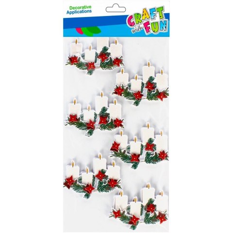 Craft with Fun Naklejka (nalepka) Świece 3D Craft with Fun (501765)