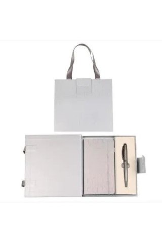 Cresco Zestaw piśmienniczy PREMIUM SYMPHONY GRAFITOWY PIÓRO+NOTES +ETUI Cresco (850011 01)