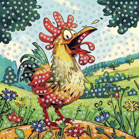 Fun&Joy Mozaika kogut Fun&Joy