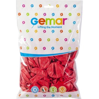 Godan Balon gumowy 100szt. Czerwony 300mm 12cal Godan (G110/05)