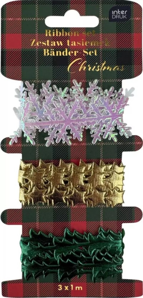 Interdruk Wstążka CHRISTMASx1 [mm x m] mix Interdruk